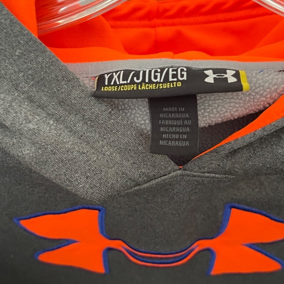 Under Armour Storm Relaxed Fit Gray Hoodie - Picture 4 of 9